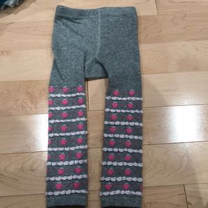 Grey strawberry leggings (3T)